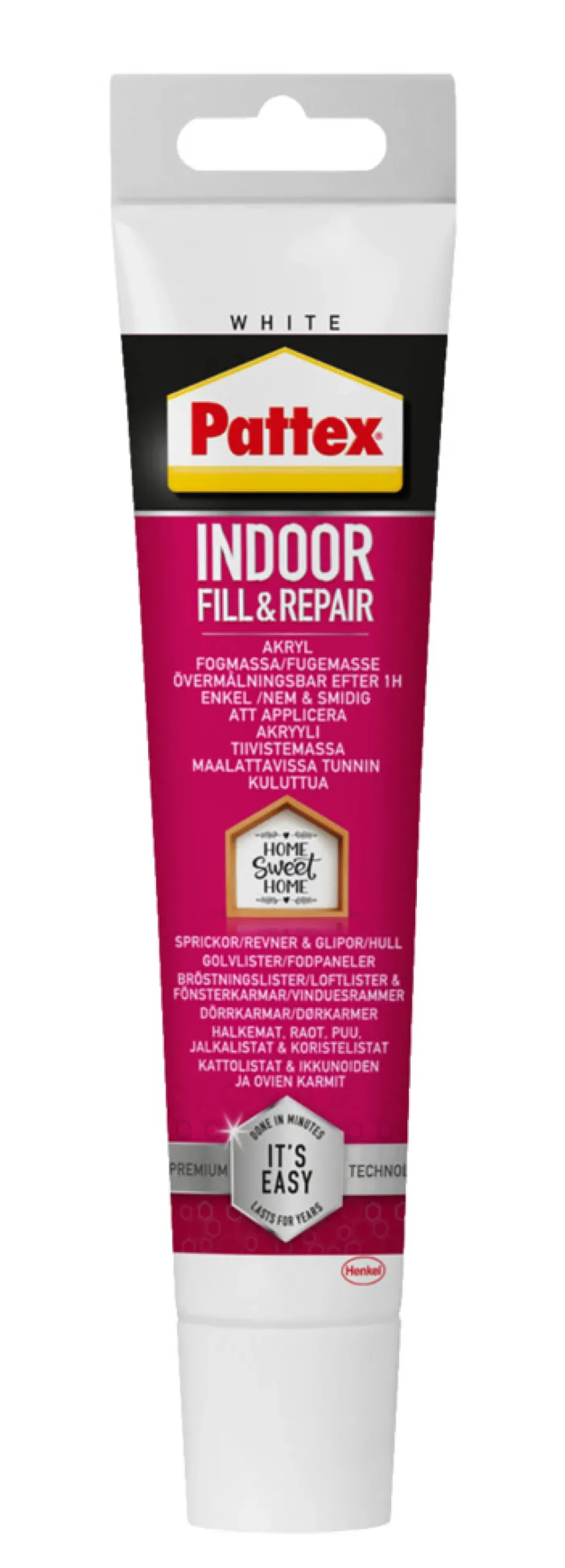 Akrylfog Fill & Repair Vit 50 ml Pattex