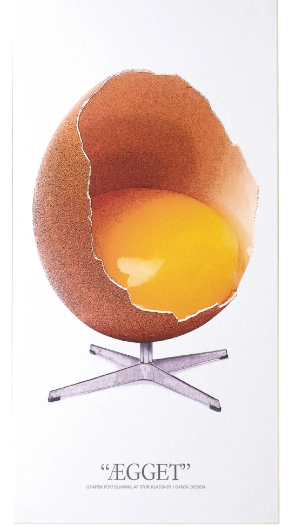 Akustikbild Art-Acoustic Ägget Vit Fibrotech