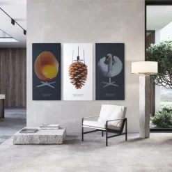 Akustikbild Art-Acoustic Kotten Vit Fibrotech