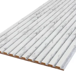 Akustikpanel Marble White Stone 18 x 520 x 2440 mm Fibrotech