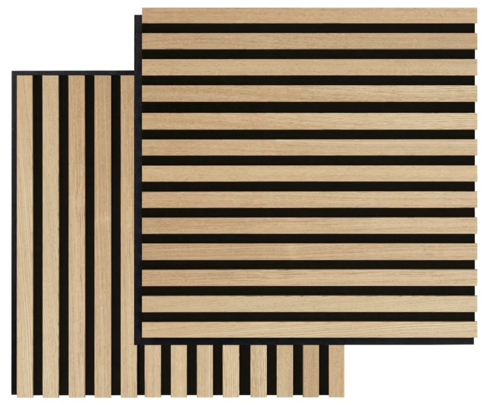 Akustikpanel Square Ash 22 x 520 x 520 mm 2-pack Fibrotech