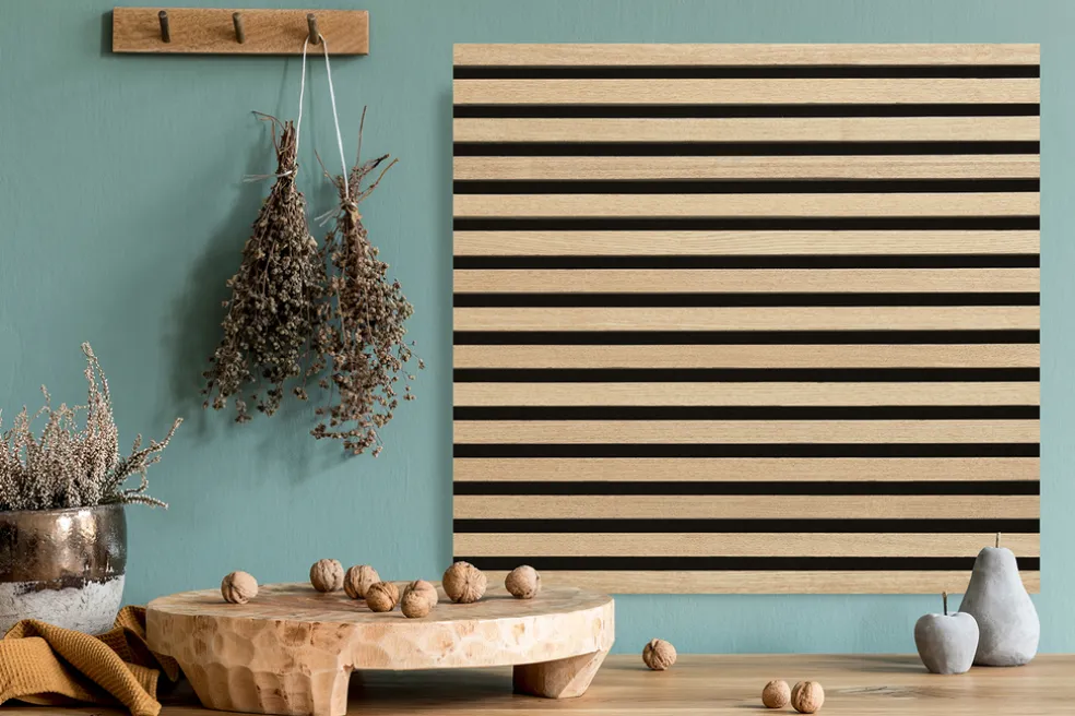 Akustikpanel Square Ash 22 x 520 x 520 mm 2-pack Fibrotech
