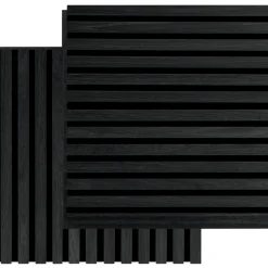 Akustikpanel Square Black Oak 22 x 520 x 520 mm 2-pack Fibrotech