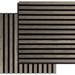 Akustikpanel Square Grey Oak 22 x 520 x 520 mm 2-pack Fibrotech