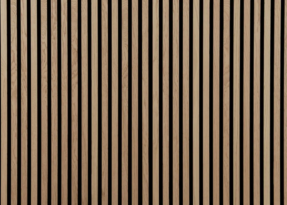 Akustikpanel Light Oak 22 x 605 x 2440 mm Fibrotech