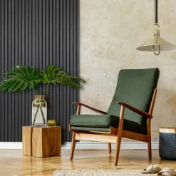Akustikpanel Quanti Black Oak 18 x 520 x 2440 mm Fibrotech