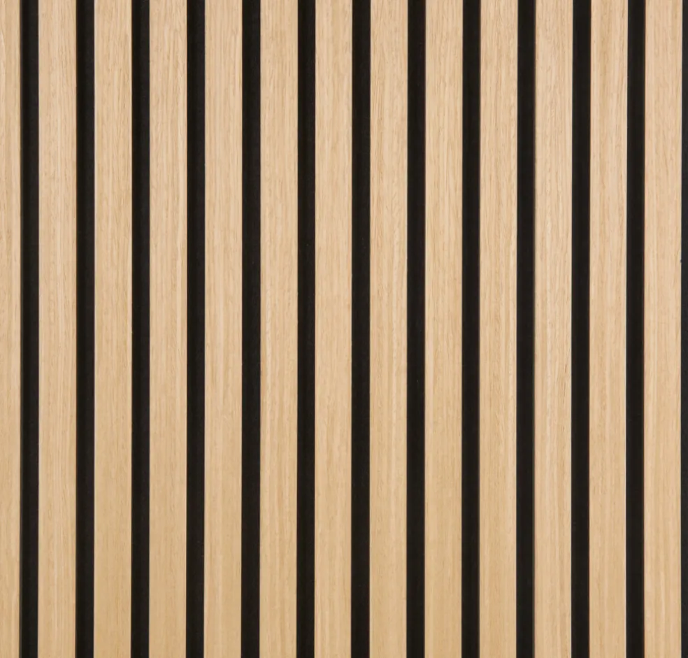 Akustikpanel Quanti Light Oak 18 x 520 x 2440 mm Fibrotech