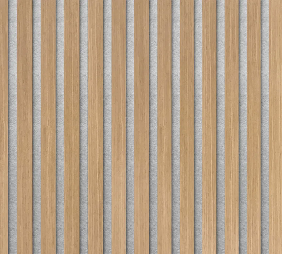 Akustikpanel Quanti Light Oak 18 x 520 x 2440 mm Fibrotech