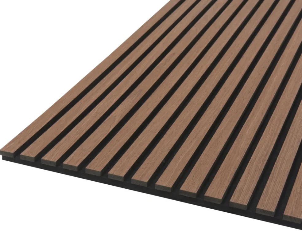 Akustikpanel Quanti Walnut 18 x 520 x 2440 mm Fibrotech