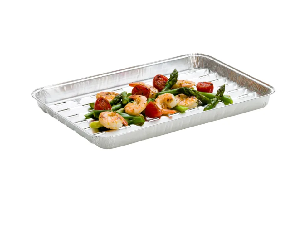 Aluminiumform Hål 34 x 23,2 cm 5-pack Grillexpert