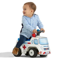 Ambulans Ride-On Vit Falk
