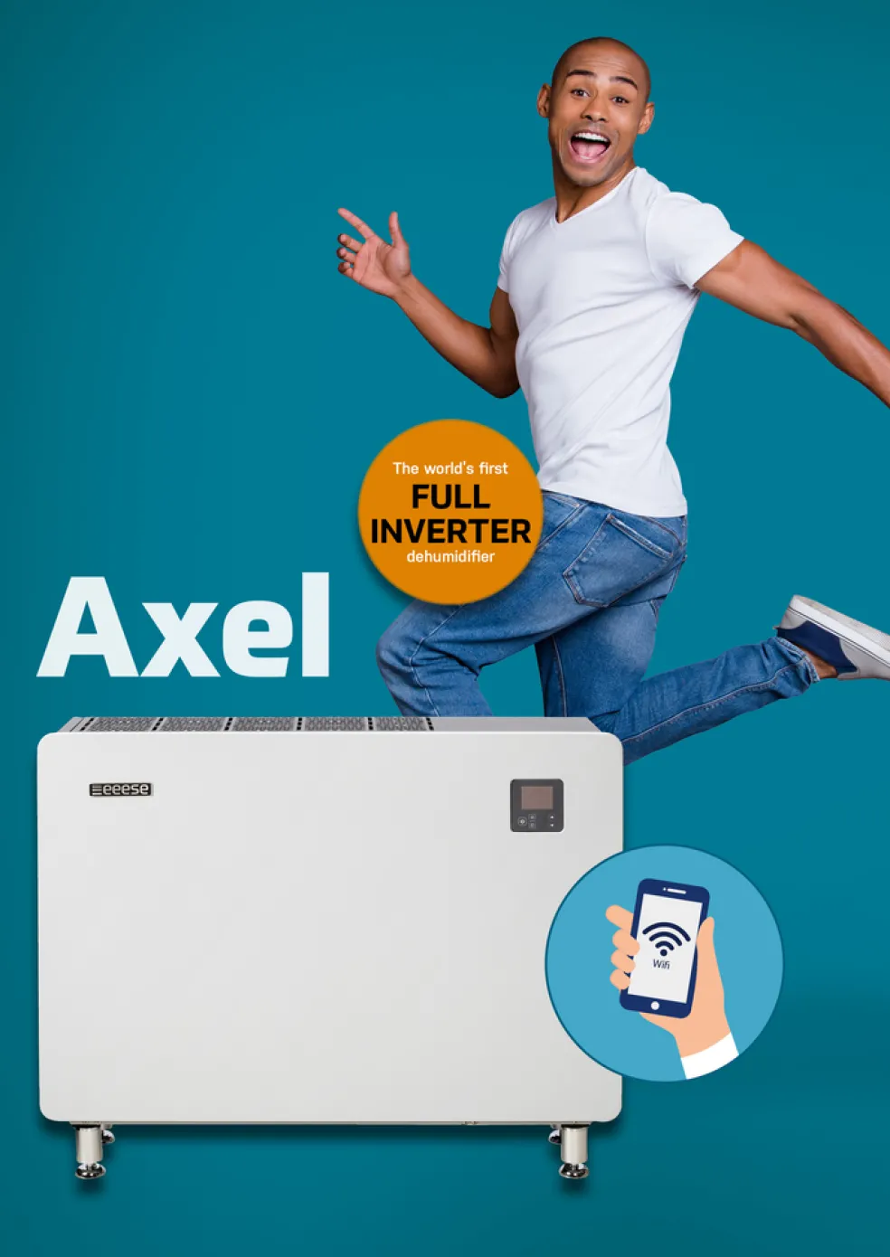 Avfuktare Axel Poolrum 120 L 240 m² Eeese aircare
