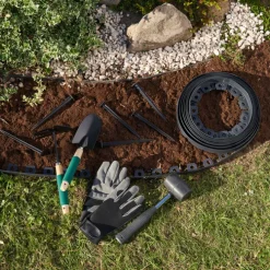 Avgränsare Svart 10 m Garden