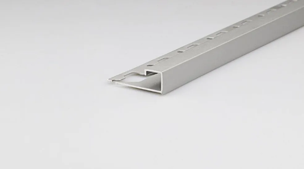 Avslutningsprofil Alu Matt 10 mm x 2,5 m