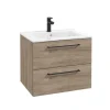 Badrumskommod Deluxe Brunbets Ek 60 cm REN