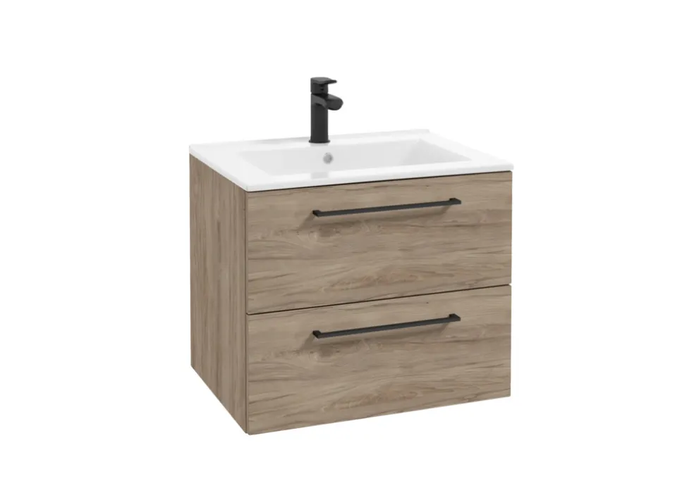 Badrumskommod Deluxe Brunbets Ek 60 cm REN