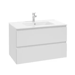 Badrumskommod Deluxe Mattvit 80 cm REN