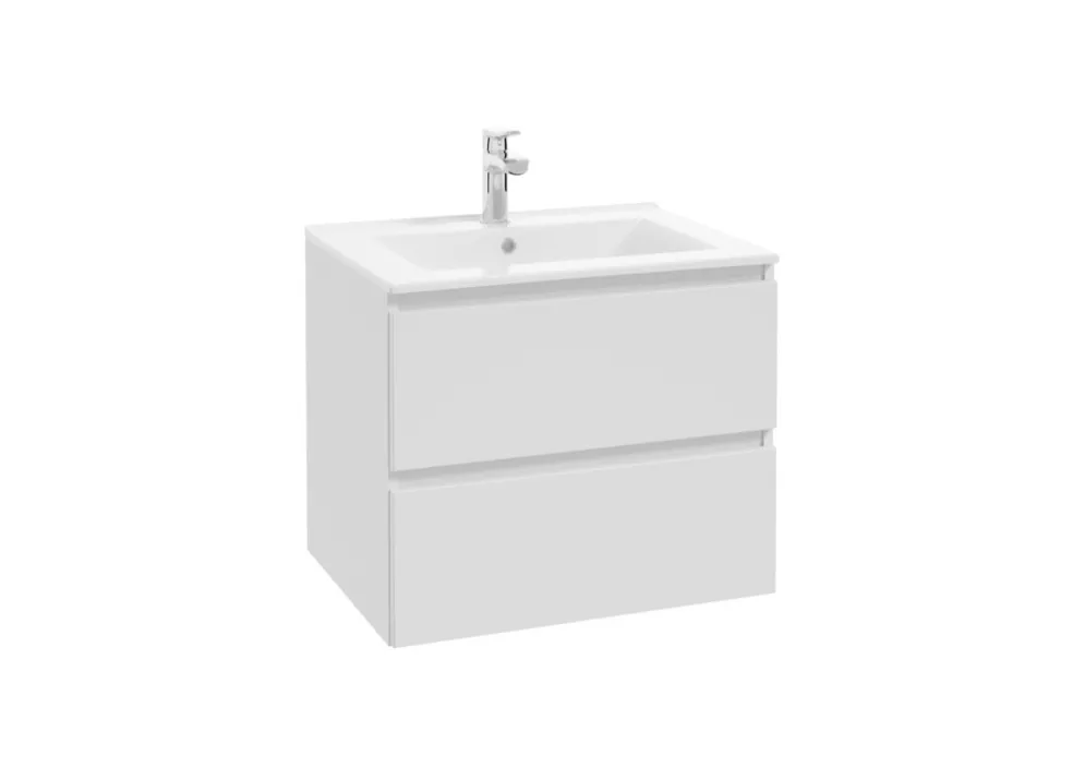 Badrumskommod Deluxe Mattvit 60 cm REN