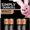 Batteri AA 4-pack Duracell