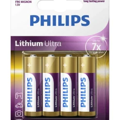 Batteri AA 4-pack Philips