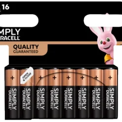Batteri AA Simply 16-pack Duracell