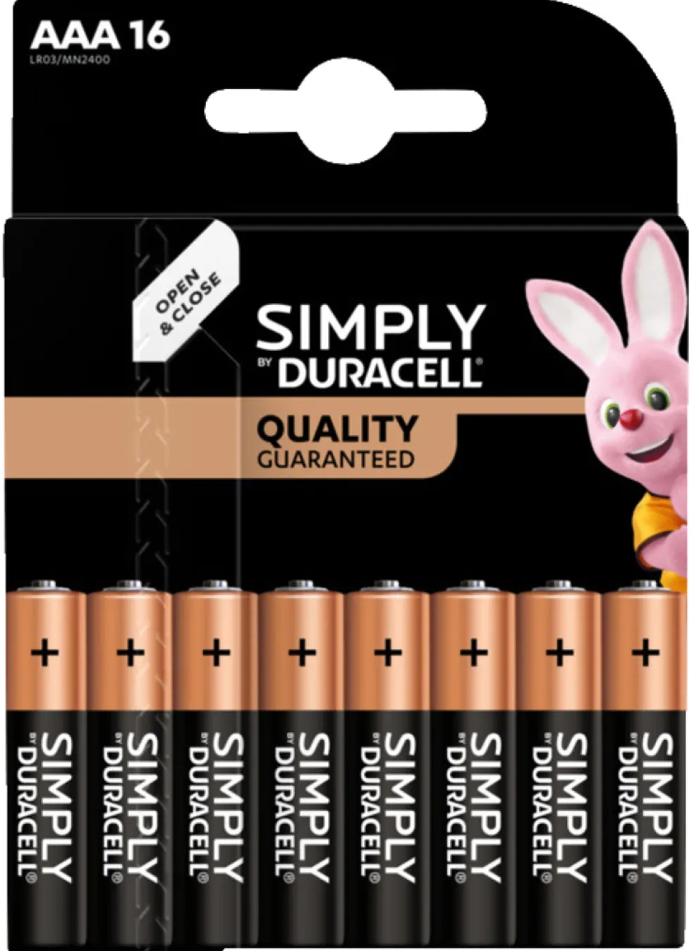 Batteri AAA Simply 16-pack Duracell