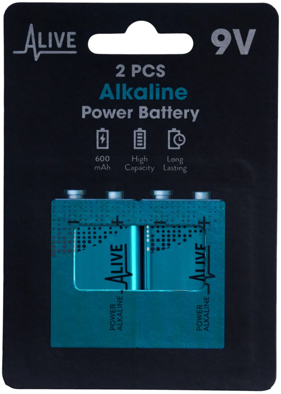 Batteri 9V 6LR61 2-pack
