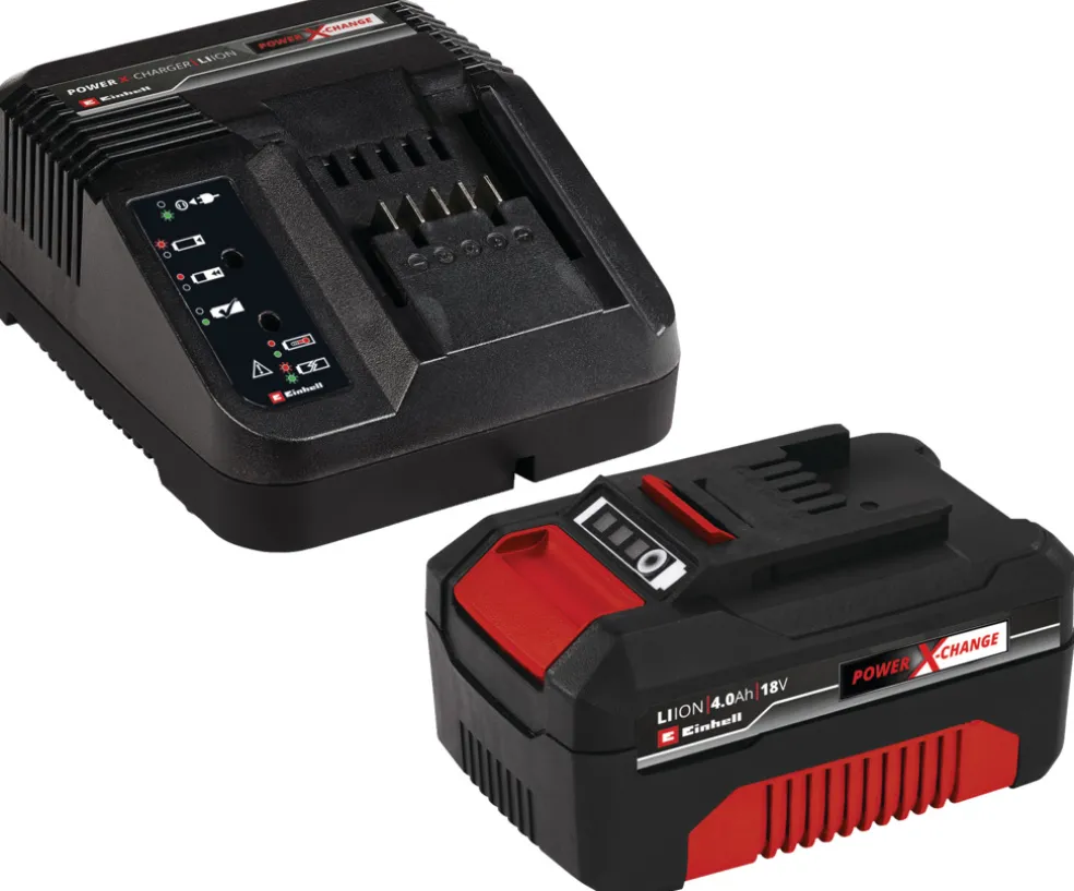 Batteriladdare & Batteri 18V 4,0Ah Power X-Change Einhell
