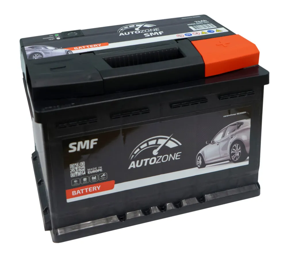 Bilbatteri 12V 74Ah (+h) Autozone