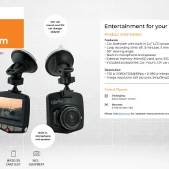 Bilkamera/Dashcam CCT-1230MK3 Denver