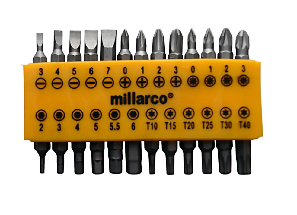 Bitsset 25 delar Millarco
