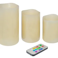 Blockljus LED 3-pack