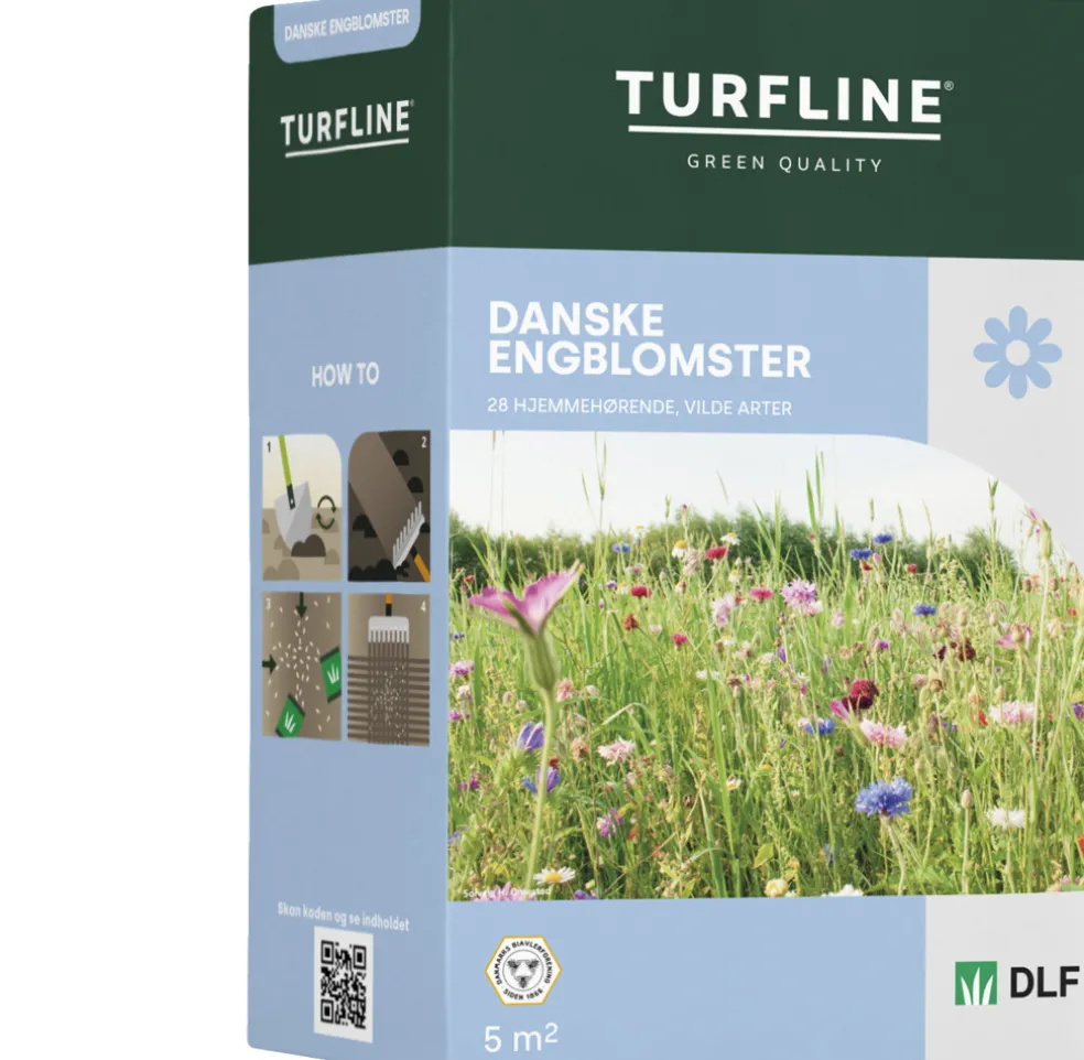 Blomfrö Danske Engblomster 100 g Turfline