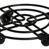 Blomvagn Stål Svart Ø30 cm Scan-Pot