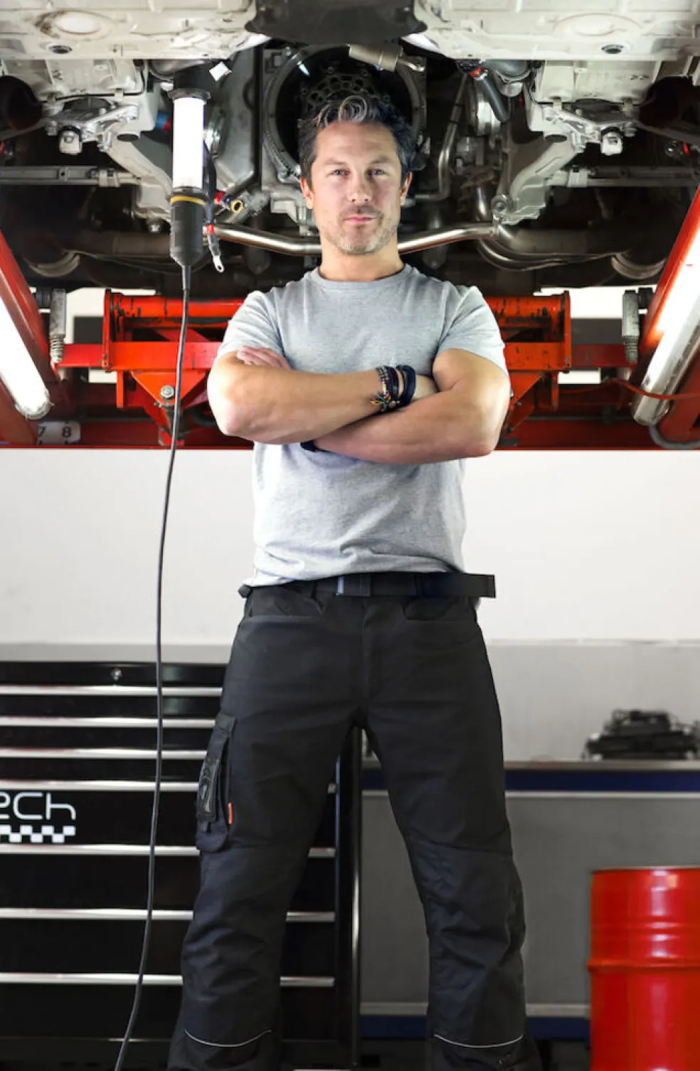 Bälte Stretch No Scratch Orange Jobman Workwear