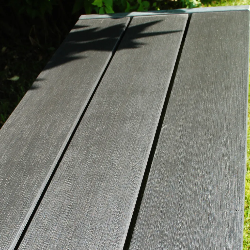Bänk Nonwood/Stål Antracit 180 cm Hortus