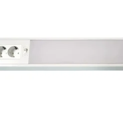 Bänkbelysning LED 10W m/uttag Qraft
