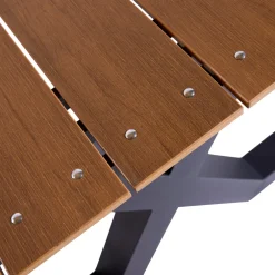 Bord-/bänkset X-modell Teak 176 x 151 cm Hortus