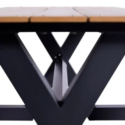 Bord-/bänkset X-modell Teak 176 x 151 cm Hortus