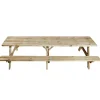 Bord-/bänkset XXL Furu 300 x 149 cm Hortus
