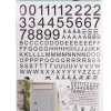 Brevlådestickers Svart