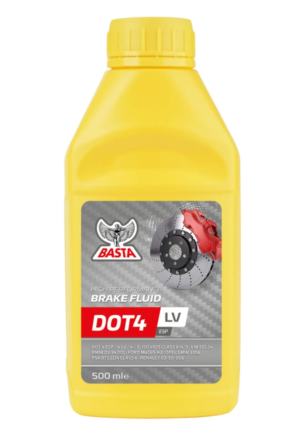 Bromsvätska DOT4 LV 500 ml Basta