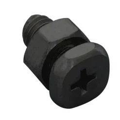 Bultar & Muttrar Rostfri Svart 10-pack Vitavia