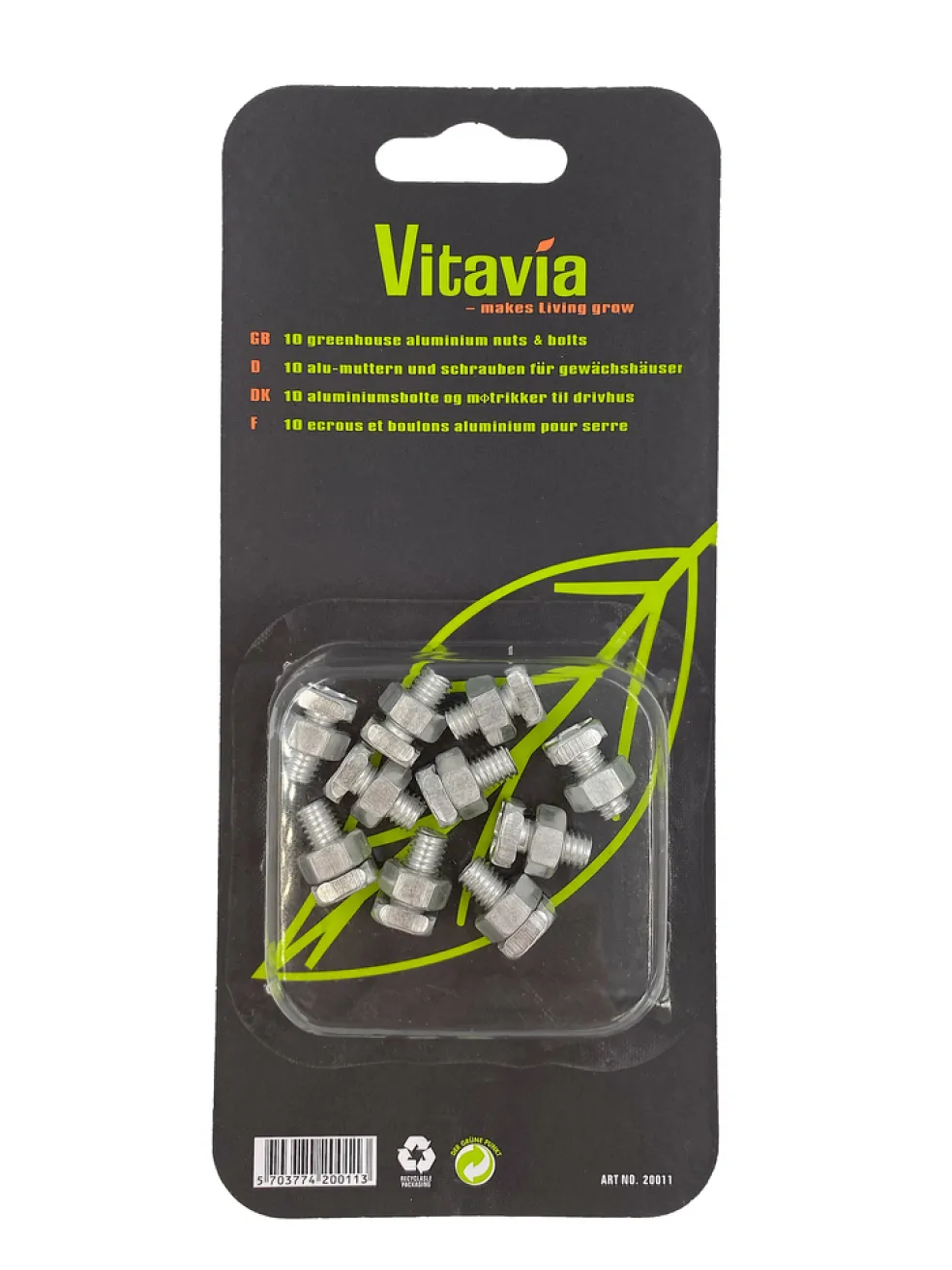 Bultar & Muttrar Växthus Alu 10-pack Vitavia