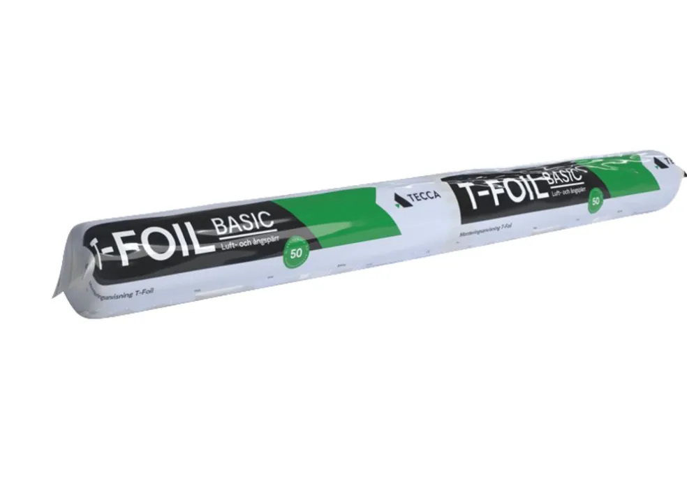 Byggfolie T-Foil Basic 2,7 m x 25 m - 0,11 mm Tecca