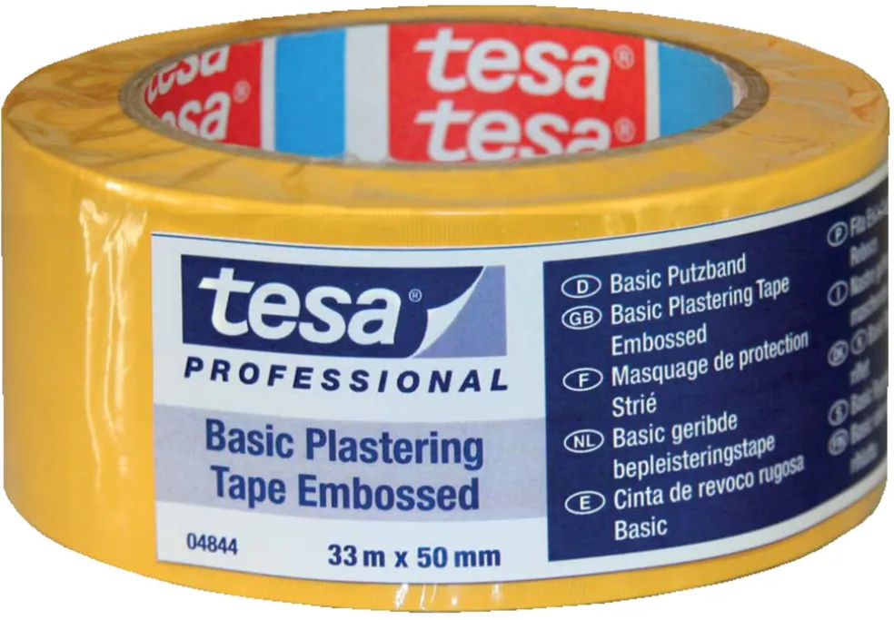 Byggtejp 50 mm x 33 m Tesa