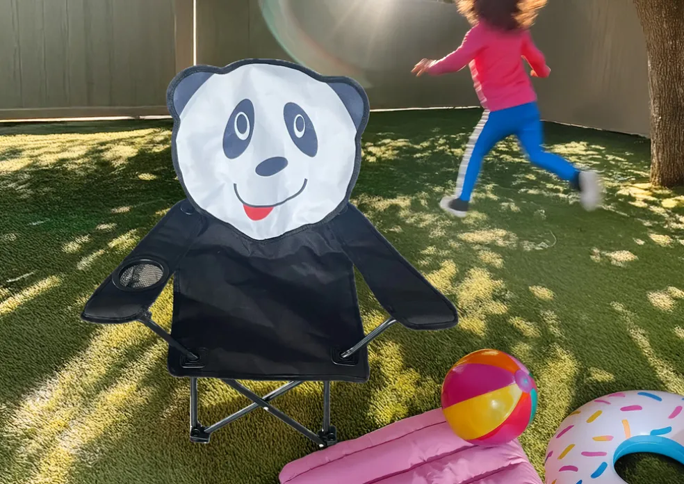 Campingstol Barn Panda 35 x 35 x 62 cm Sunlife