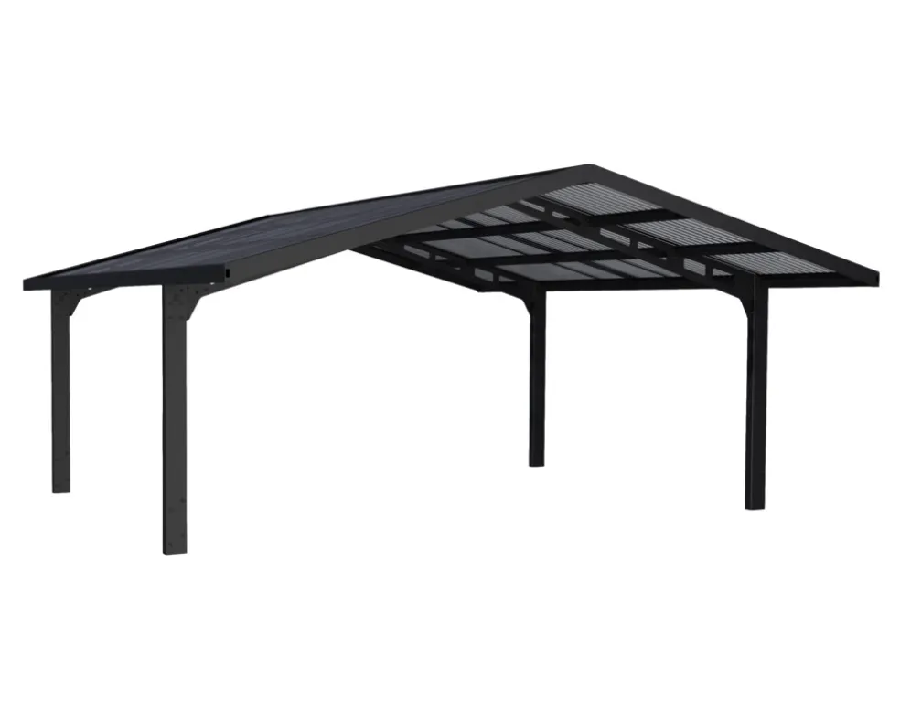 Carport Sydney 572 x 586,5 cm Svart Canopia by Palram