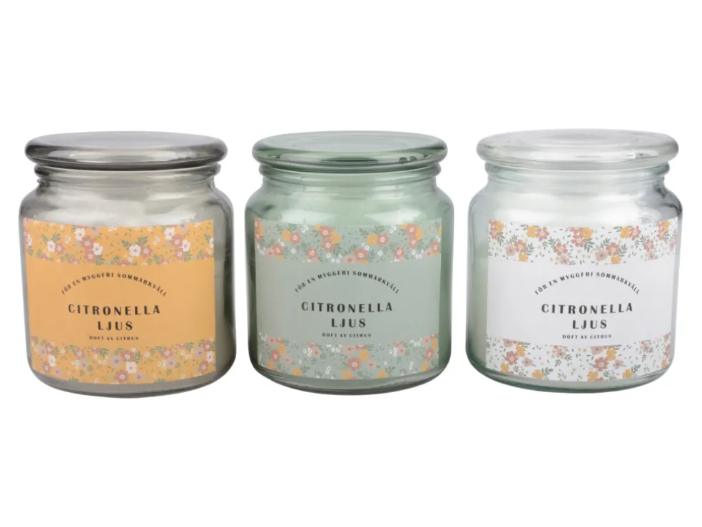 Citronella-ljus 11 cm
