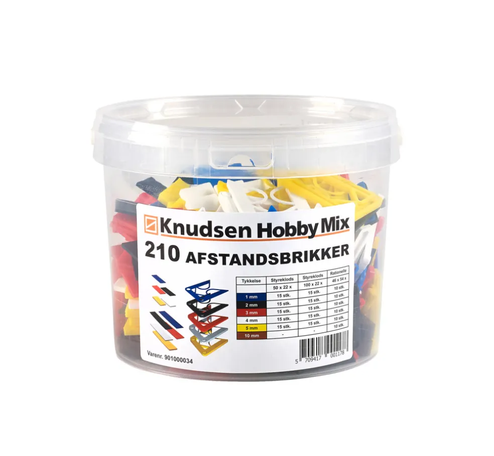Distansbricka & Styrkloss 210-pack Knudsen Kilen